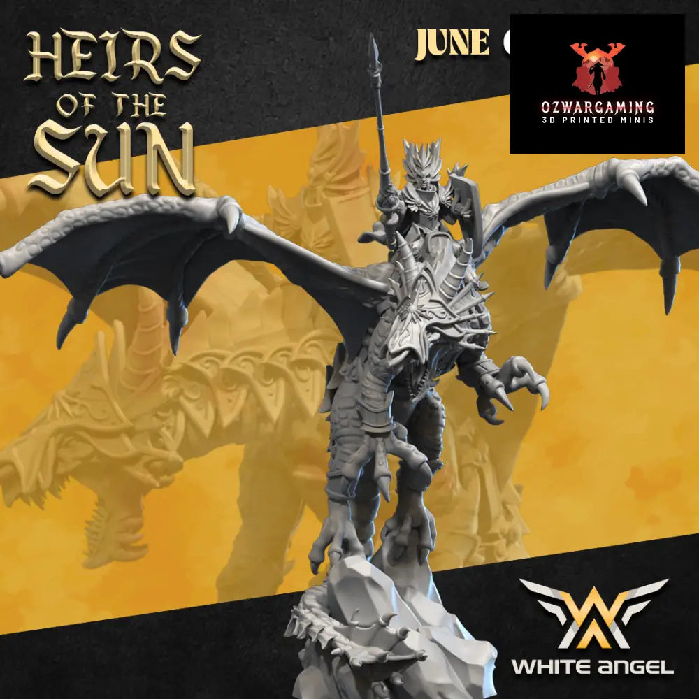 High Elf High Dragon Lord | White Angel 28/32mm Fantasy Wargaming Miniatures Role Playing Miniatures