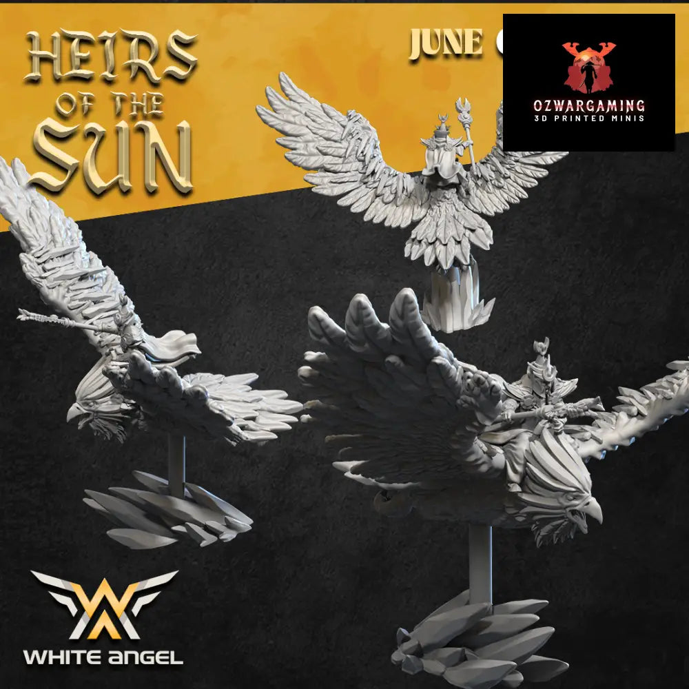 High Elf Frost Phoenix Archmage | White Angel 28/32mm Fantasy Wargaming Miniatures
