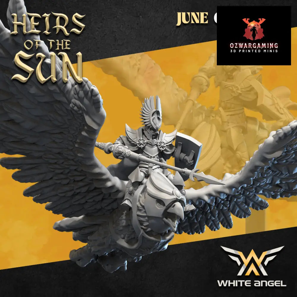 High Elf Great Eagle Prince | White Angel 28/32mm Fantasy Wargaming Miniatures