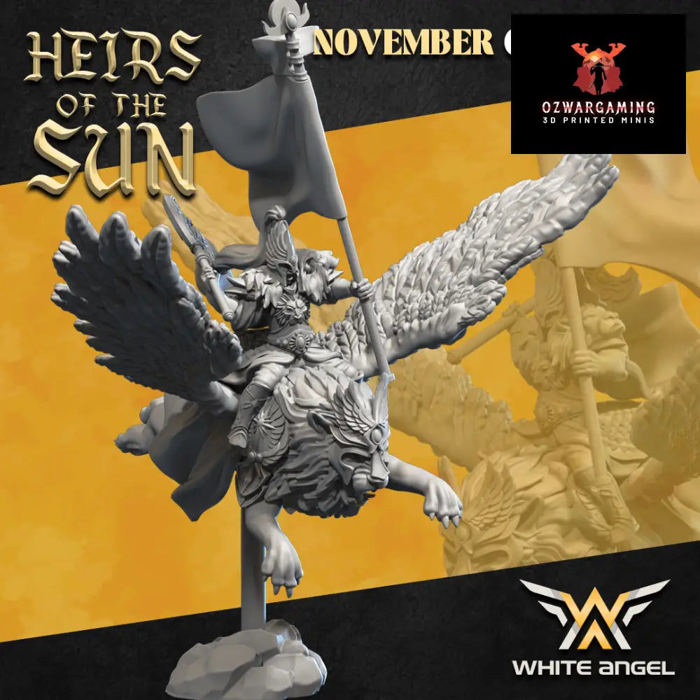 High Elf Great Lion of Heaven | White Angel 28/32mm Fantasy Wargaming Miniatures