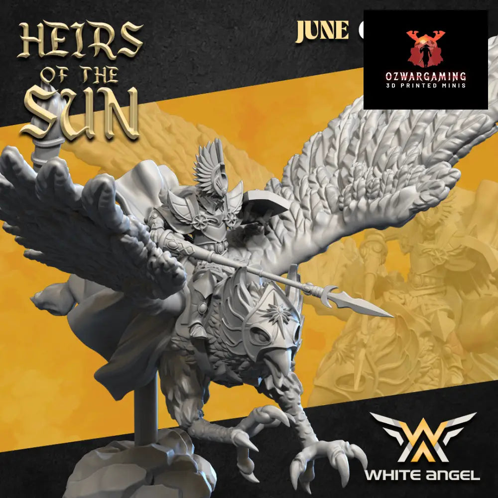 High Elf Griffin Prince | White Angel 28/32mm Fantasy Wargaming Miniatures