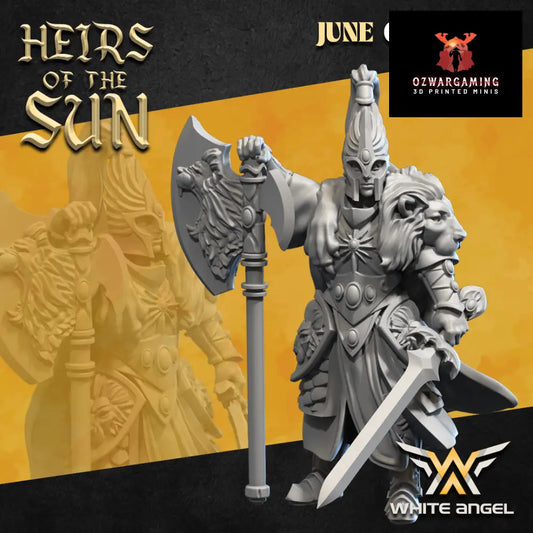 High Elf Lion Captain | White Angel 28/32mm Fantasy Wargaming Miniatures