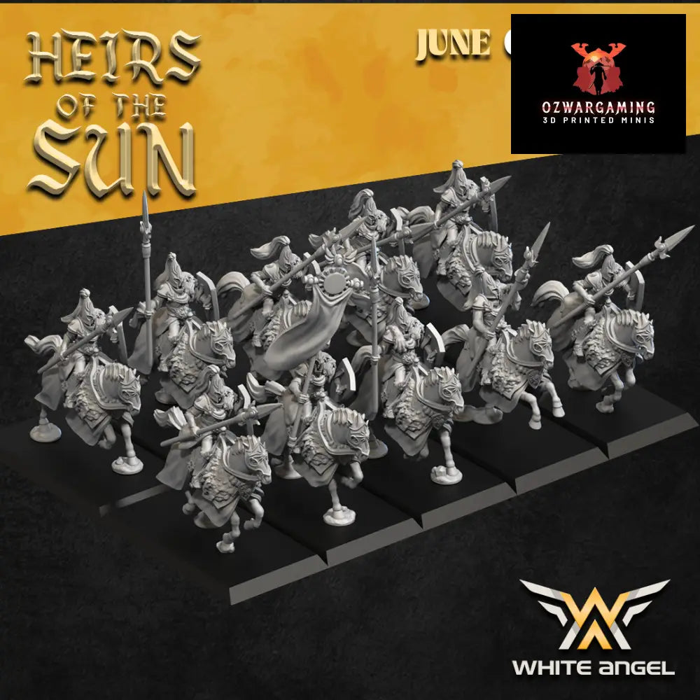 High Elf Lion Lancers | White Angel 28/32mm Fantasy Wargaming Miniatures
