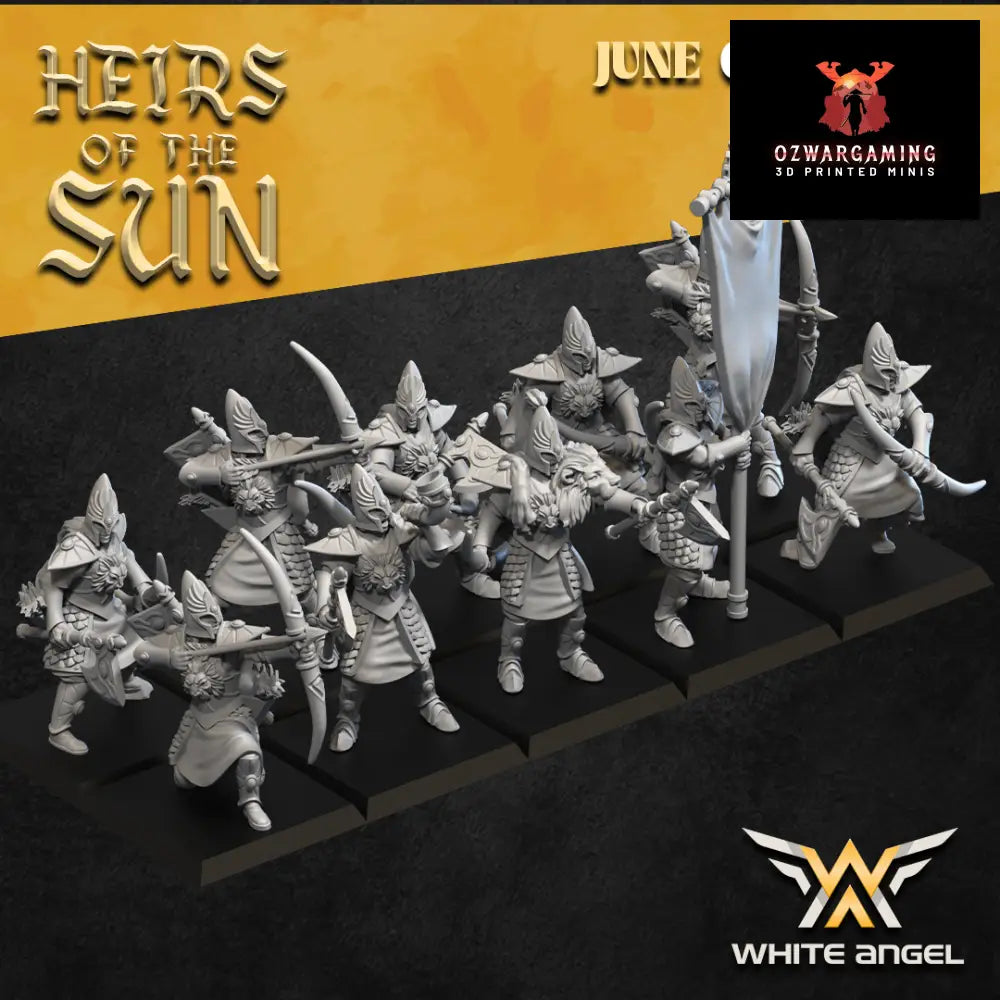 High Elf Lion Scouts | White Angel 28/32mm Fantasy Wargaming Miniatures
