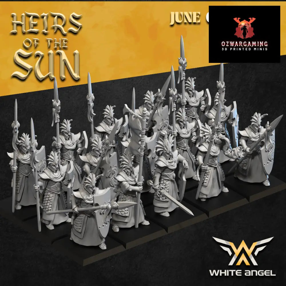 High Elf Ocean Guard | White Angel 28/32mm Fantasy Wargaming Miniatures