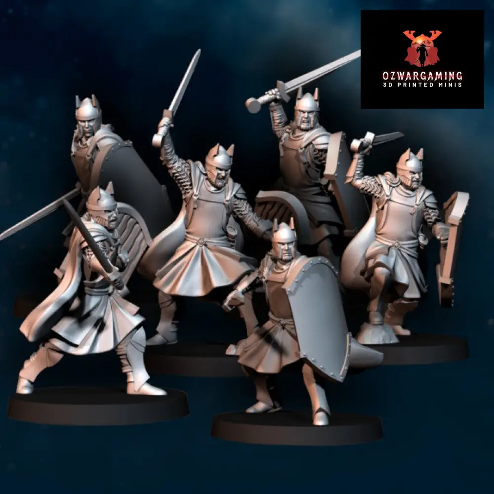 High Human Warriors | Davale Games 25mm Fantasy Wargaming Miniatures Role Playing Miniatures