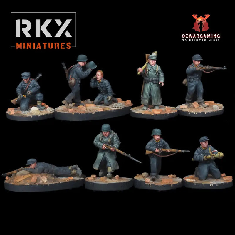 Hitler Youth Squad | RKX Miniatures 28mm WW2 Wargaming Miniatures Role Playing Miniatures