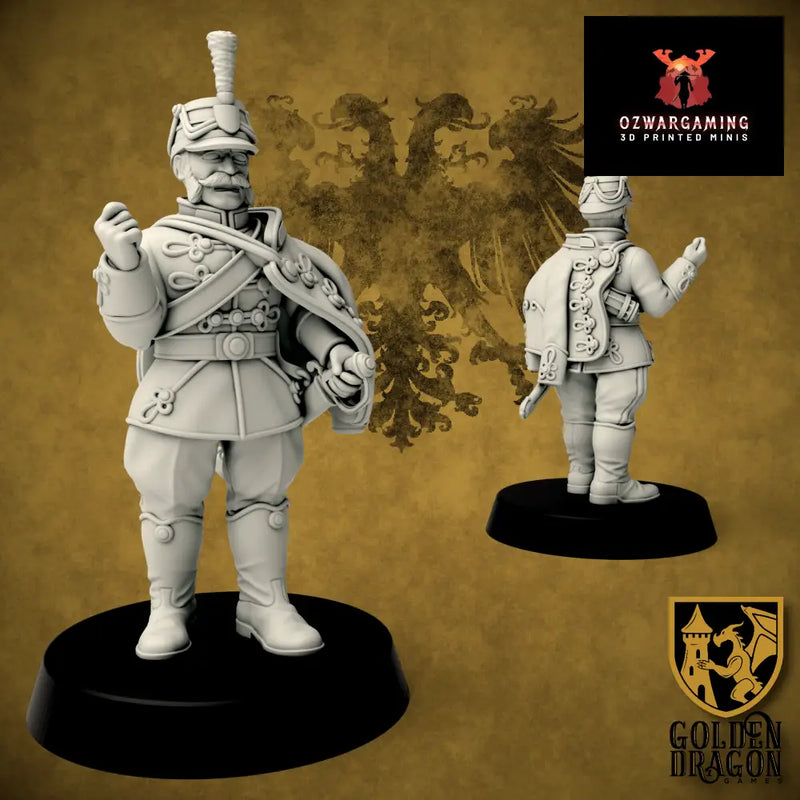Holy Roman Empire Baron Lajos Dolman de Szolnok | Golden Dragon Games Weird WW2 Role Playing Miniatures