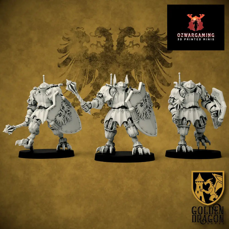 Holy Roman Empire Knecht Battlesuits | Golden Dragon Games Weird WW2 Role Playing Miniatures