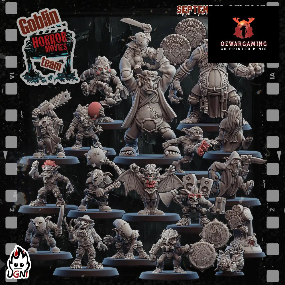 Horror Goblins Fantasy Football Team | Ugni Miniatures Role Playing Miniatures