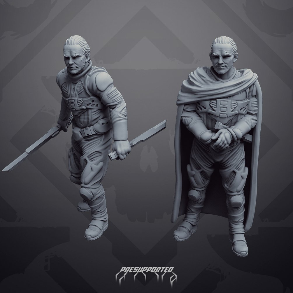 Oasis Imperium: Declan Colorado | Skullforge Studios 32mm Wargaming Miniatures Role Playing Miniatures