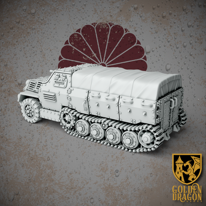 Empire of Japan Type 94 Halftrack | Golden Dragon Games Weird WW2 Role Playing Miniatures