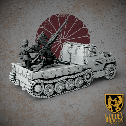 Empire of Japan Type 94 Halftrack | Golden Dragon Games Weird WW2 Role Playing Miniatures