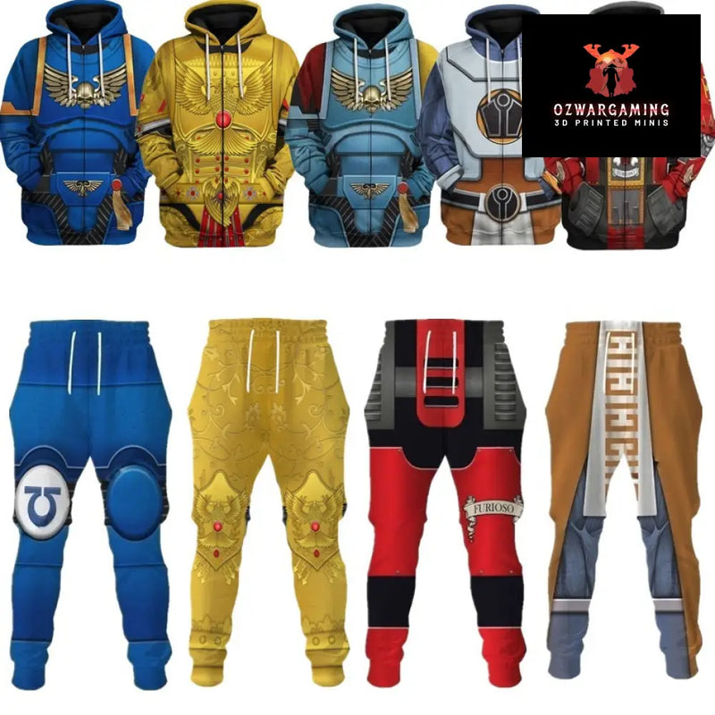 Human Emperor Gigachads | Grimark Space Wars Digital Print Sweatsuits Hoodies