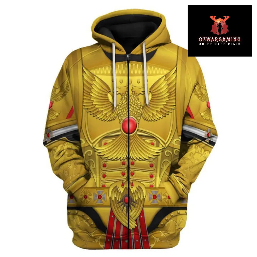 Human Emperor Gigachads | Grimark Space Wars Digital Print Sweatsuits Hoodies Human Emperor zipper / XS