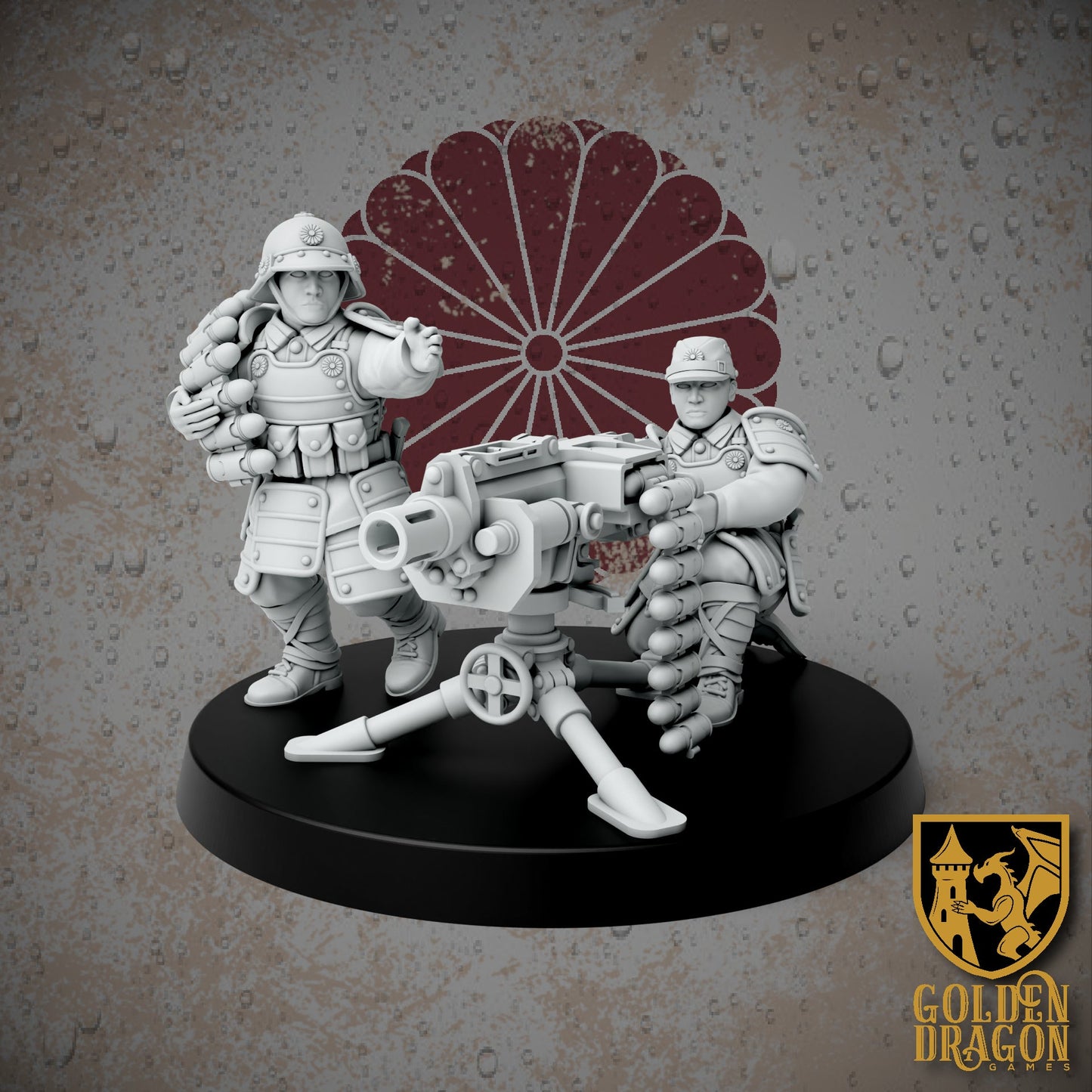 Empire of Japan Infantry Support Weapons | Golden Dragon Games Weird WW2 Automatic Grenade Launcher Role Playing