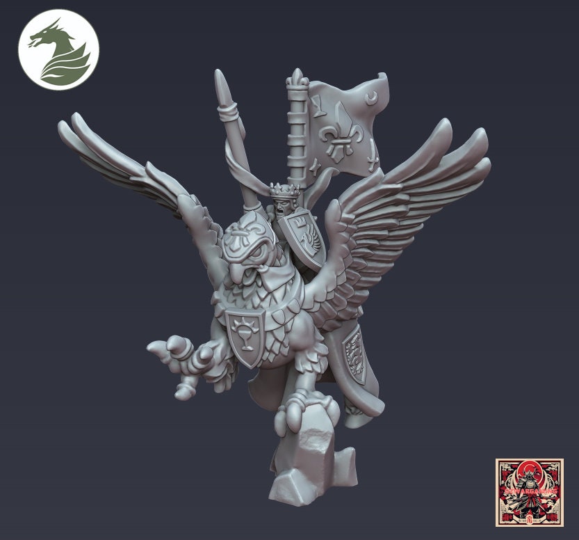 Breton Kingdom | Single Units | Forest Dragon 10mm Fantasy Wargaming Miniatures Role Playing Miniatures