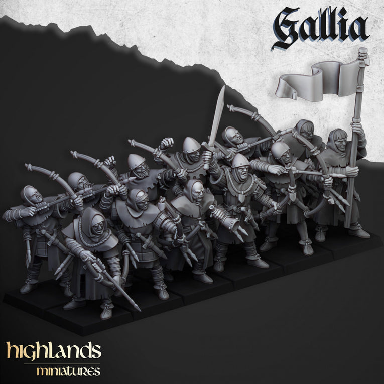 Kingdom Of Gallia Army Set| Highlands Miniatures 28mm Fantasy Wargaming Miniatures