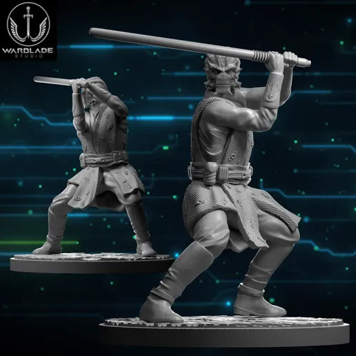 Shatter Scale Ima Gun Di | Warblade Studios 40mm Miniatures Role Playing Miniatures