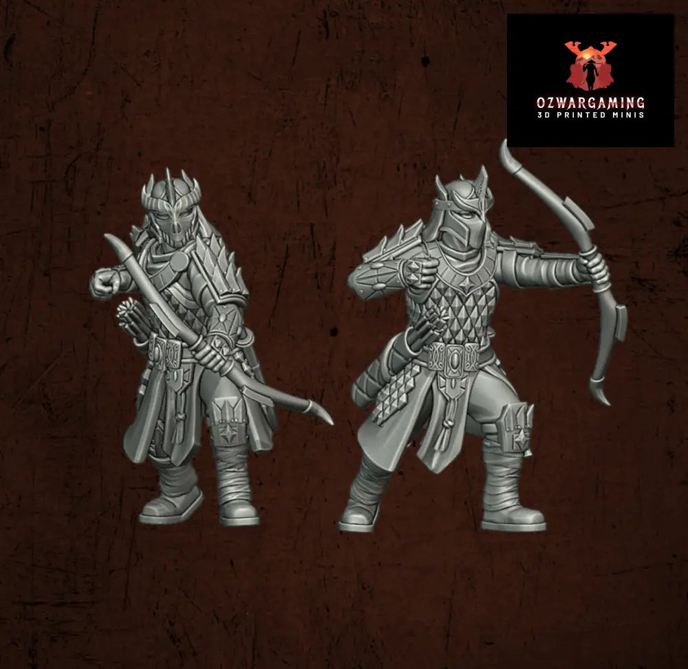 Immortal Army Archers | Quartermaster3D 25mm Fantasy Wargaming Miniatures Role Playing Miniatures