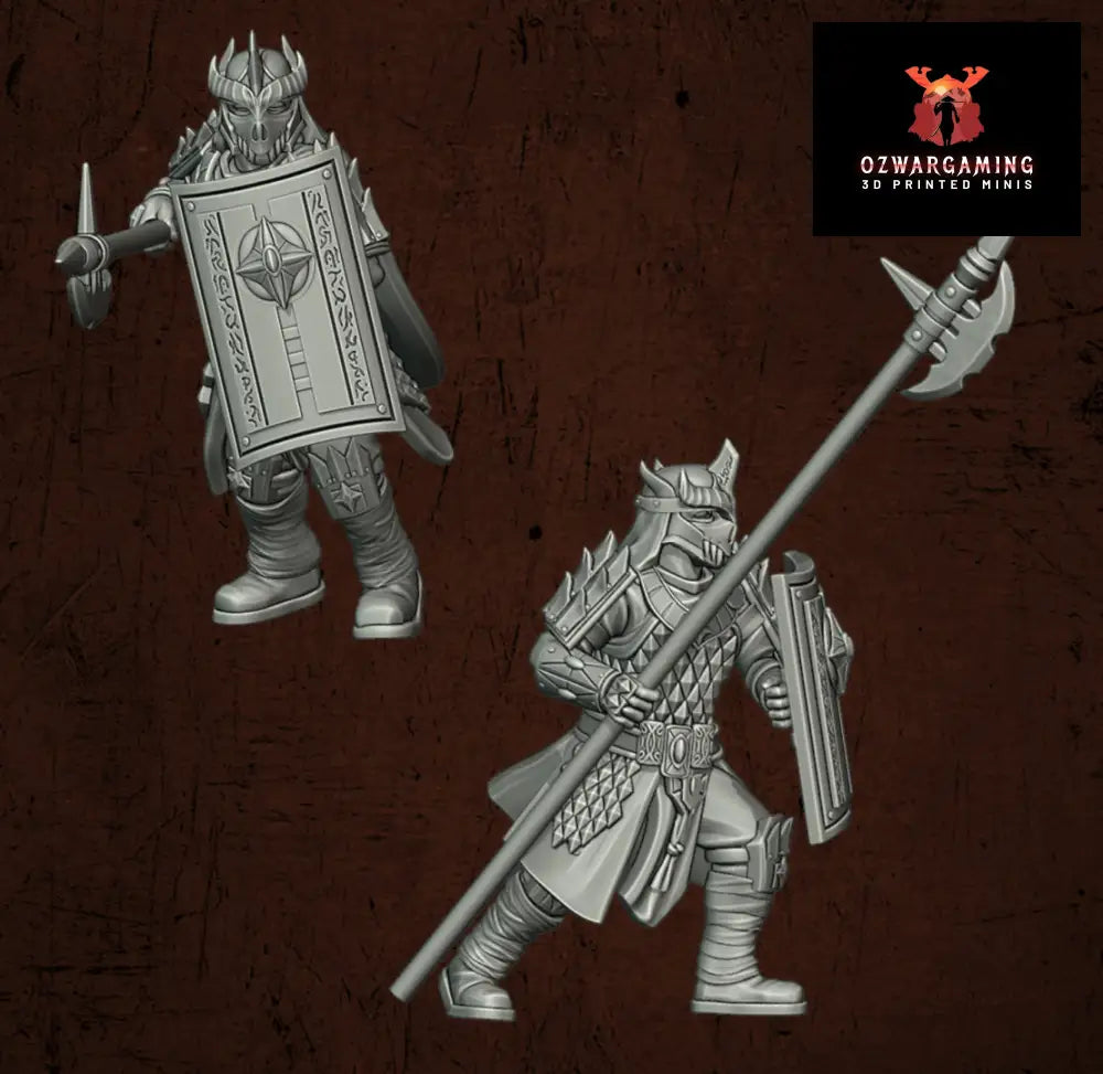 Immortal Army Dragon Guard | Quartermaster3D 25mm Fantasy Wargaming Miniatures Role Playing Miniatures
