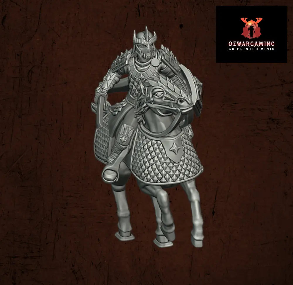 Immortal Army Dragon Warrior Cavalry | Quartermaster3D 25mm Fantasy Wargaming Miniatures Role Playing Miniatures