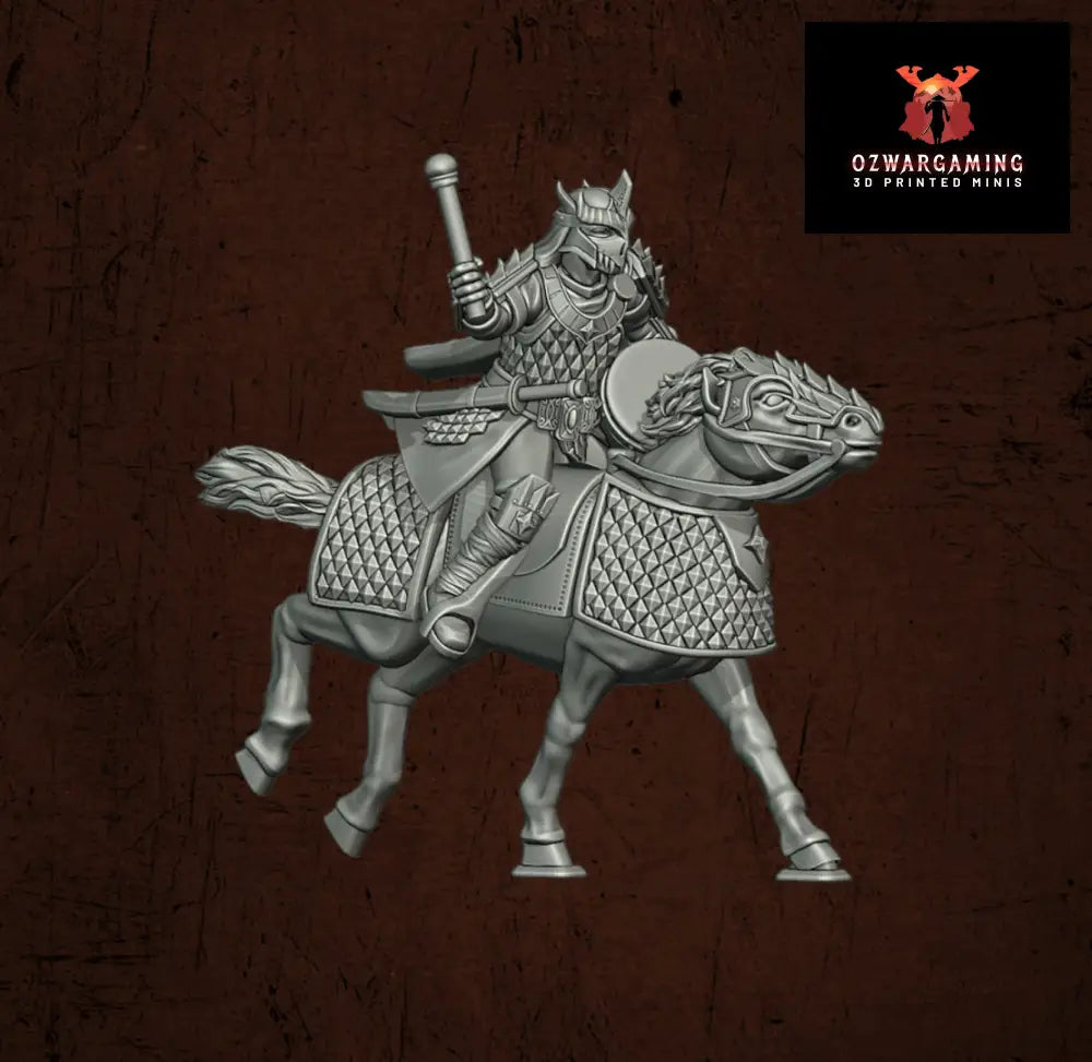Immortal Army Dragon Warrior Cavalry | Quartermaster3D 25mm Fantasy Wargaming Miniatures Role Playing Miniatures
