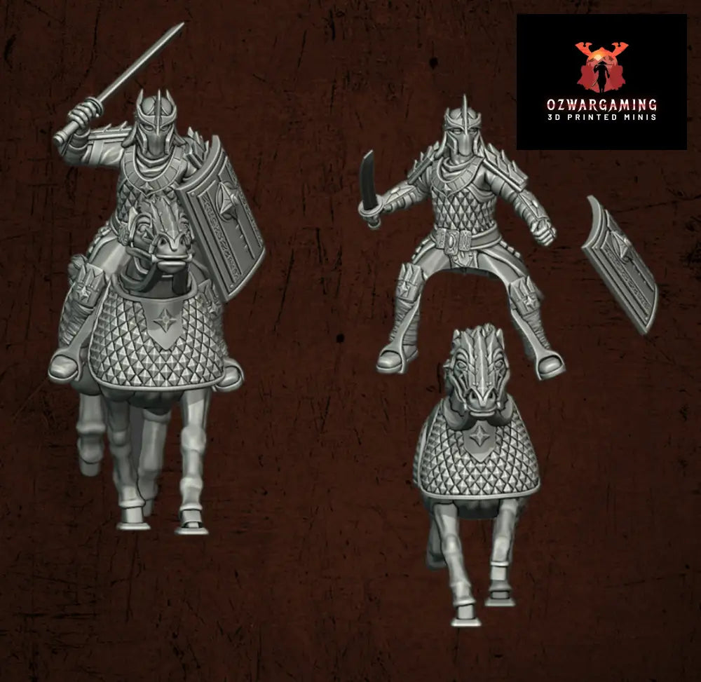 Immortal Army Warrior Cavalry | Quartermaster3D 25mm Fantasy Wargaming Miniatures Role Playing Miniatures