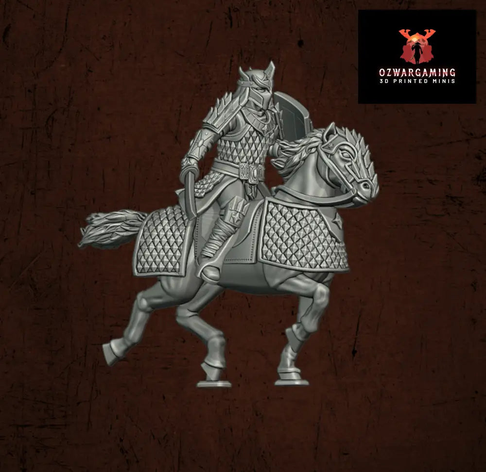 Immortal Army Warrior Cavalry | Quartermaster3D 25mm Fantasy Wargaming Miniatures Role Playing Miniatures