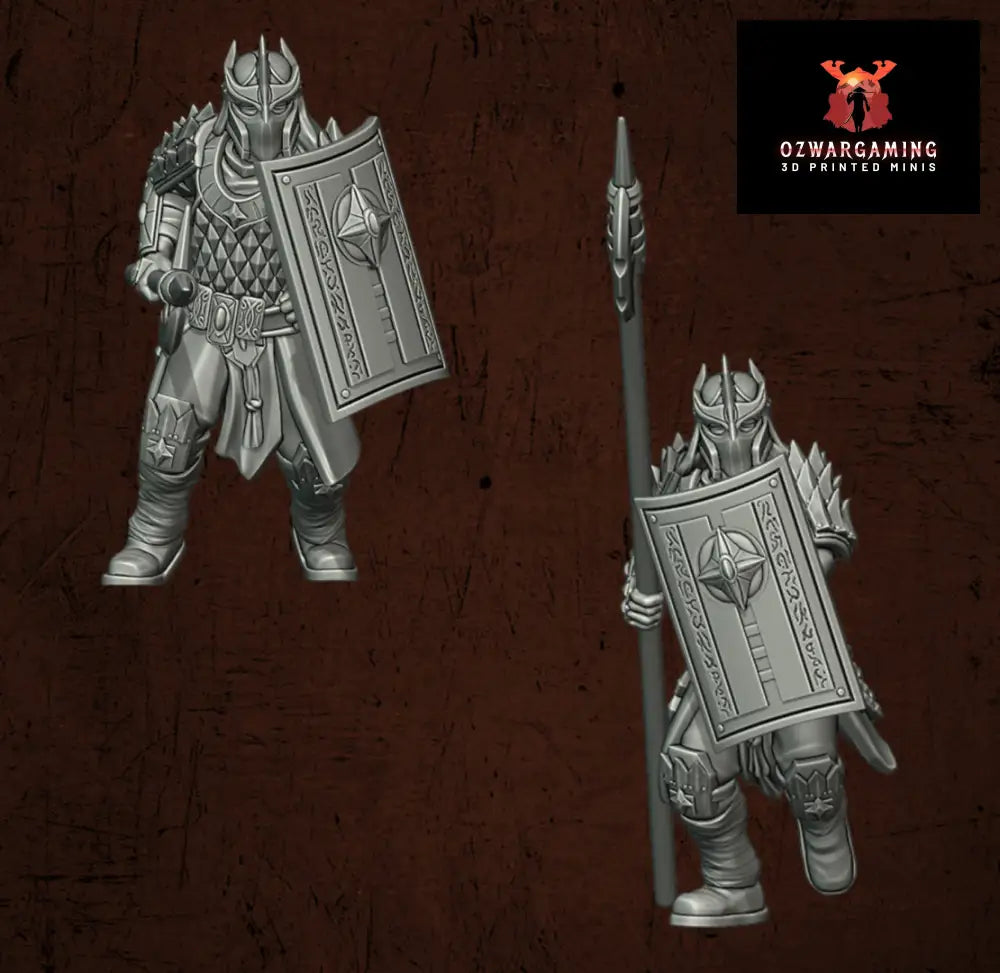 Immortal Army Warriors | Quartermaster3D 25mm Fantasy Wargaming Miniatures Role Playing Miniatures