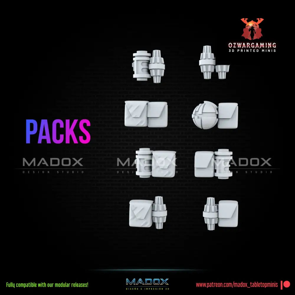 Imperial Bucketheads Build Kit | Warbear Studios 28mm SciFi Wargaming Miniatures Role Playing Miniatures