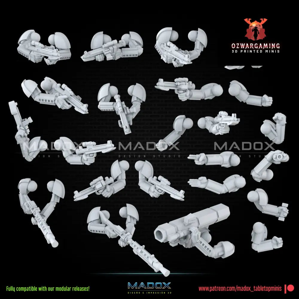 Imperial Bucketheads Build Kit | Warbear Studios 28mm SciFi Wargaming Miniatures Role Playing Miniatures