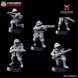Imperial Japanese SMG Infantry | Kyoushuneko 28mm WW2 Wargaming Miniatures Role Playing Miniatures