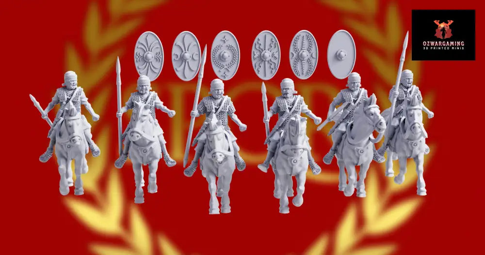Imperial Roman Auxiliary Cavalry | 3D Breed 28mm Ancients Wargaming Miniatures Role Playing Miniatures