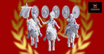 Imperial Roman Auxiliary Cavalry Command | 3D Breed 28mm Ancients Wargaming Miniatures Role Playing Miniatures