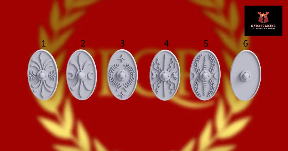 Imperial Roman Auxiliary Command 2 | 3D Breed 28mm Ancients Wargaming Miniatures Role Playing Miniatures