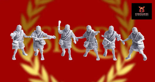 Imperial Roman Auxiliary Slingers | 3D Breed 28mm Ancients Wargaming Miniatures Role Playing Miniatures