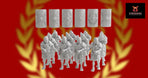 Imperial Roman Legionary Testudo Formation | 3D Breed 28mm Ancients Wargaming Miniatures Role Playing Miniatures