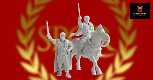 Imperial Roman Trajan | 3D Breed 28mm Ancients Wargaming Miniatures Role Playing Miniatures