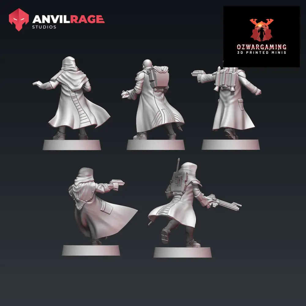 Incognito Replicators | Anvilrage Galactic SciFi Miniatures 32mm 1/47 Legion Scale Role Playing Miniatures