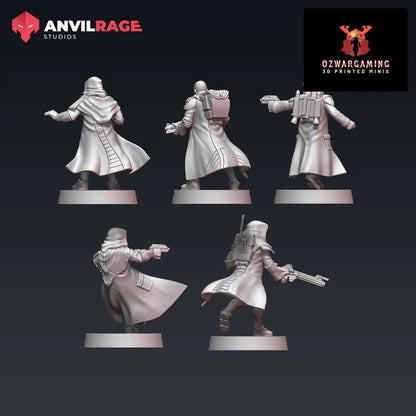 Incognito Replicators | Anvilrage Galactic SciFi Miniatures 32mm 1/47 Legion Scale Role Playing Miniatures