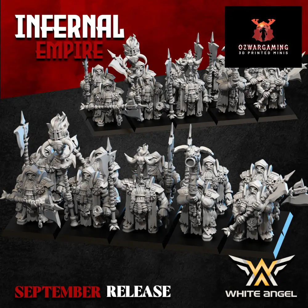 Infernal Dwarf Acolytes | White Angel 28/32mm Fantasy Wargaming Miniatures