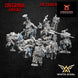 Infernal Dwarf Centaurs | White Angel 28/32mm Fantasy Wargaming Miniatures Role Playing Miniatures