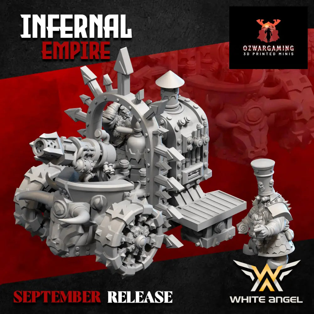 Infernal Dwarf Deluxe | White Angel 28/32mm Fantasy Wargaming Miniatures