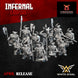 Infernal Dwarf Destructors | White Angel 28/32mm Fantasy Wargaming Miniatures Role Playing Miniatures