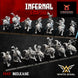 Infernal Dwarf Goblin Wolf Archers | White Angel 28/32mm Fantasy Wargaming Miniatures Role Playing Miniatures