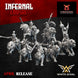 Infernal Dwarf Goblin Wolf Riders | White Angel 28/32mm Fantasy Wargaming Miniatures Role Playing Miniatures
