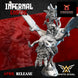 Infernal Dwarf God Mounted | White Angel 28/32mm Fantasy Wargaming Miniatures