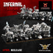 Infernal Dwarf Heavy Orcs | White Angel 28/32mm Fantasy Wargaming Miniatures Role Playing Miniatures