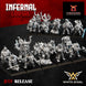 Infernal Dwarf Killers | White Angel 28/32mm Fantasy Wargaming Miniatures